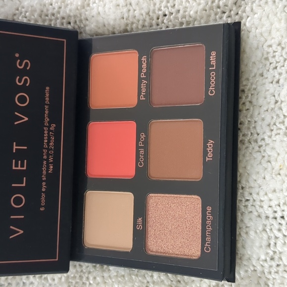 VIOLET VOSS 6 color eye shadow and pressed pigment palette, 7.8g/0.28oz - Picture 4 of 14